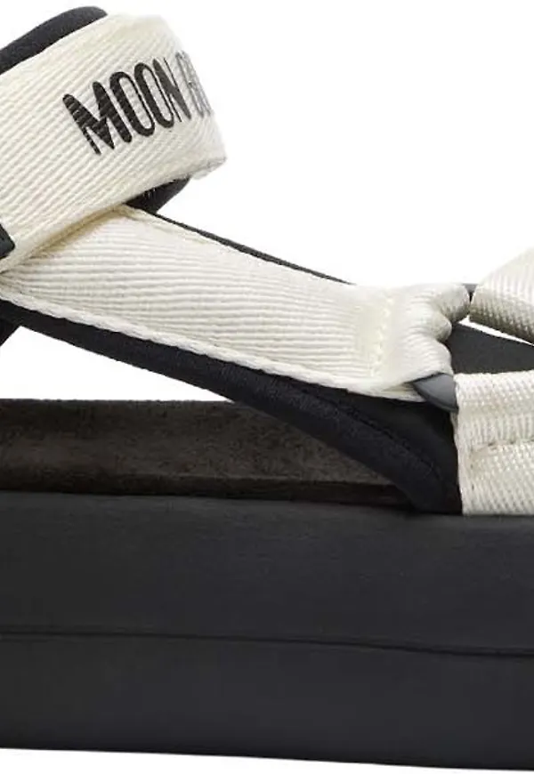 Moon Boot Unisex Super Sandal Black/white