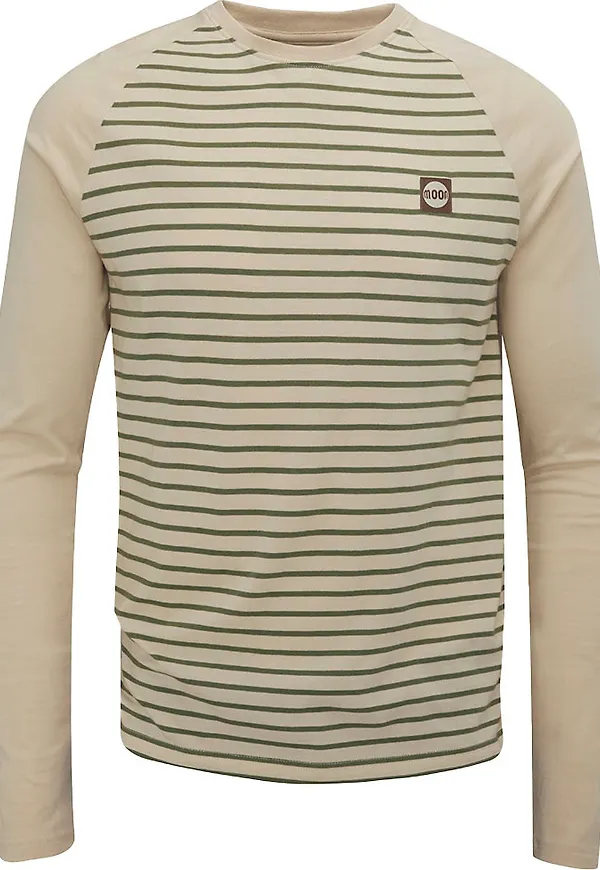 Moon Climbing Striped Ls Pale Sand/herb