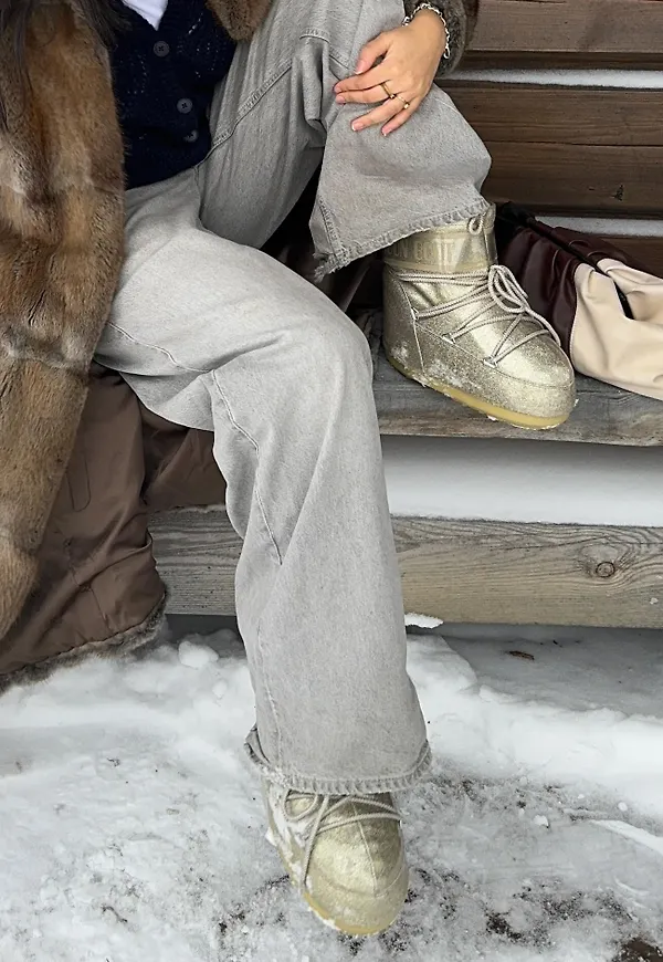 Moonboots - Guld - Mb Icon Low Glitter