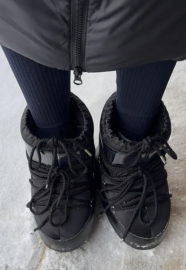 Moonboots - Svart - Mb Icon Low Glance