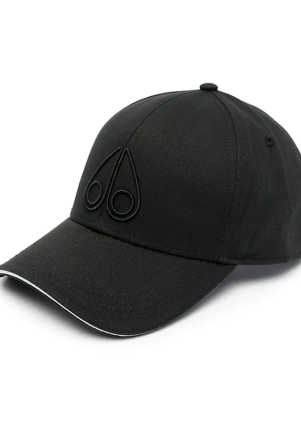 Moose Knuckles basebollkeps med logotyp - Svart