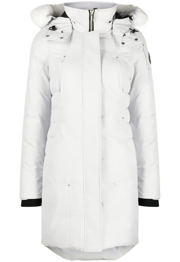 Moose Knuckles Cloud parkas med huva - Grå