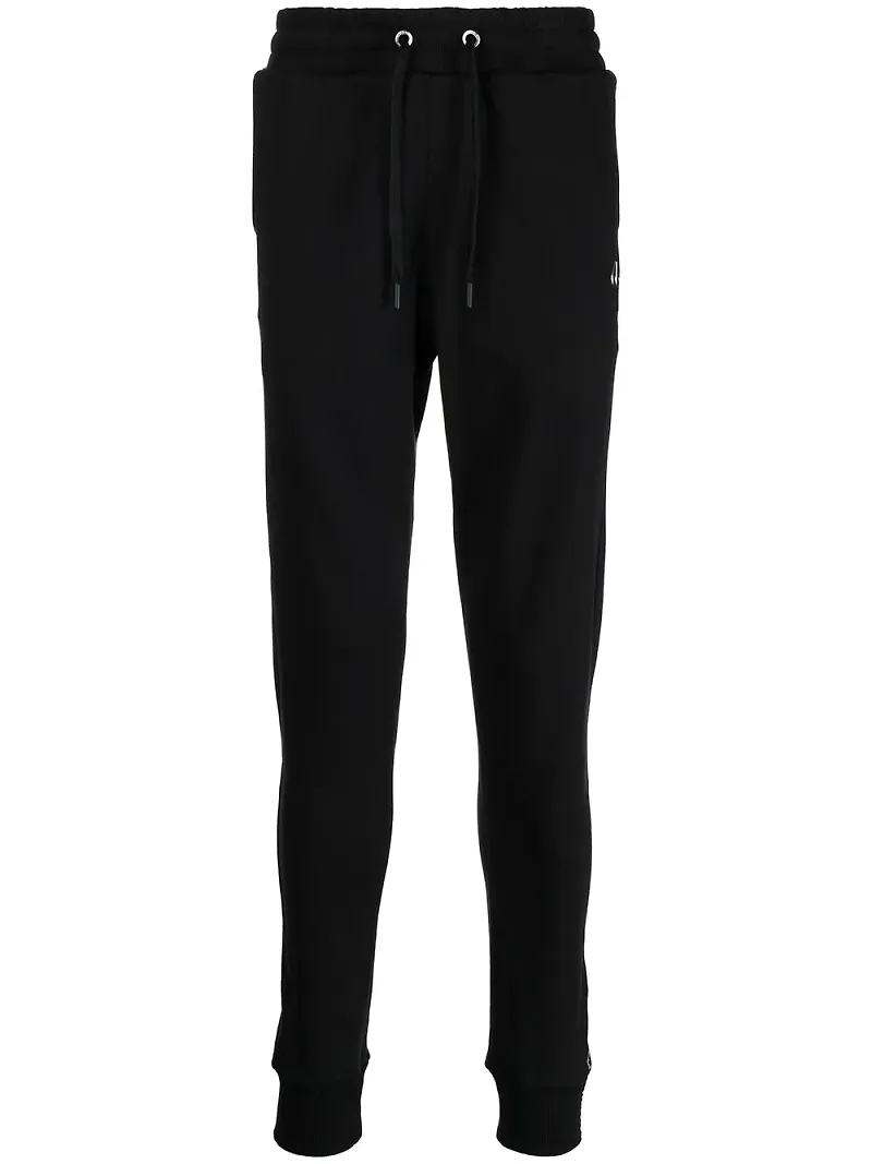 Moose Knuckles joggingbyxor med logotypmärke - Svart