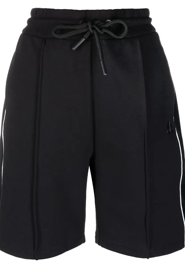 Moose Knuckles mjukisshorts med logotypplakett - Svart
