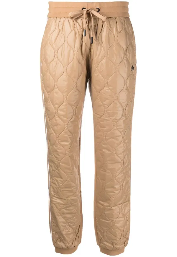 Moose Knuckles quiltade mjukisbyxor - Brun