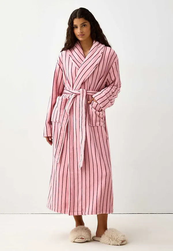 Morgonrock i fleece