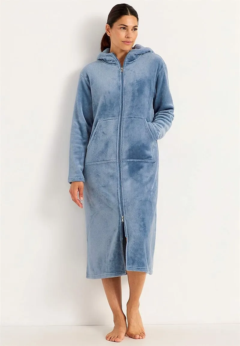 Morgonrock i fleece
