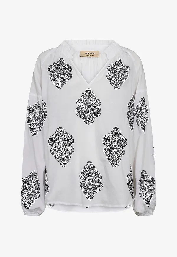 MOS MOSH - Blus mmAshi Voila Blouse - Vit