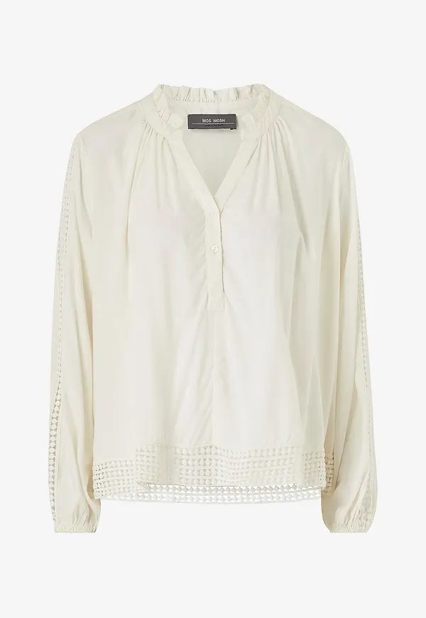 MOS MOSH - Blus mmMacha Lace Blouse - Beige