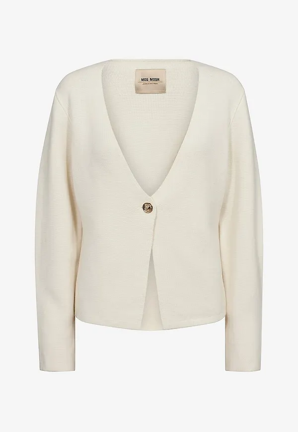 MOS MOSH - Cardigan mmTaegan Knit - Natur