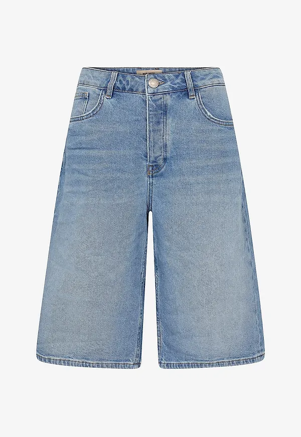 MOS MOSH - Jeansshorts mmMathilde - Blå