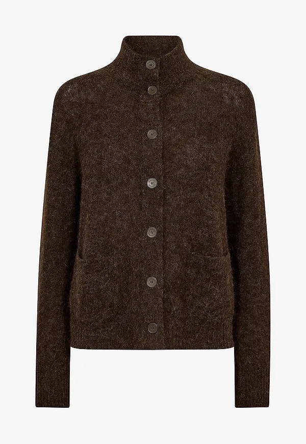 MOS MOSH - Cardigan MMMape Knit Cardigan - Grön