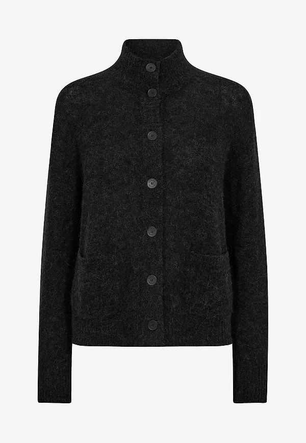 MOS MOSH - Cardigan MMMape Knit Cardigan - Svart