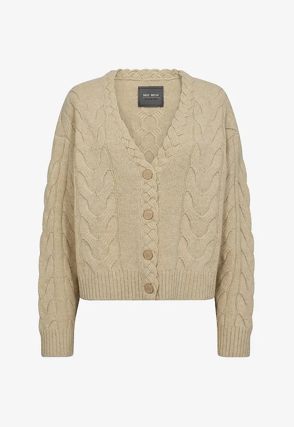 MOS MOSH - Cardigan mmOttili Knit - Beige