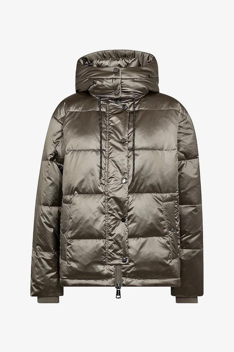 MOS MOSH - Dunjacka Mmjilly Metallic Down Jacket - Brun