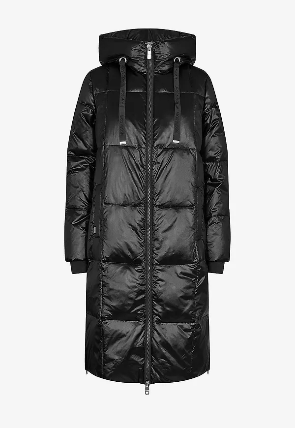 MOS MOSH - Dunkappa mmNova Metallic Down Jacket - Svart