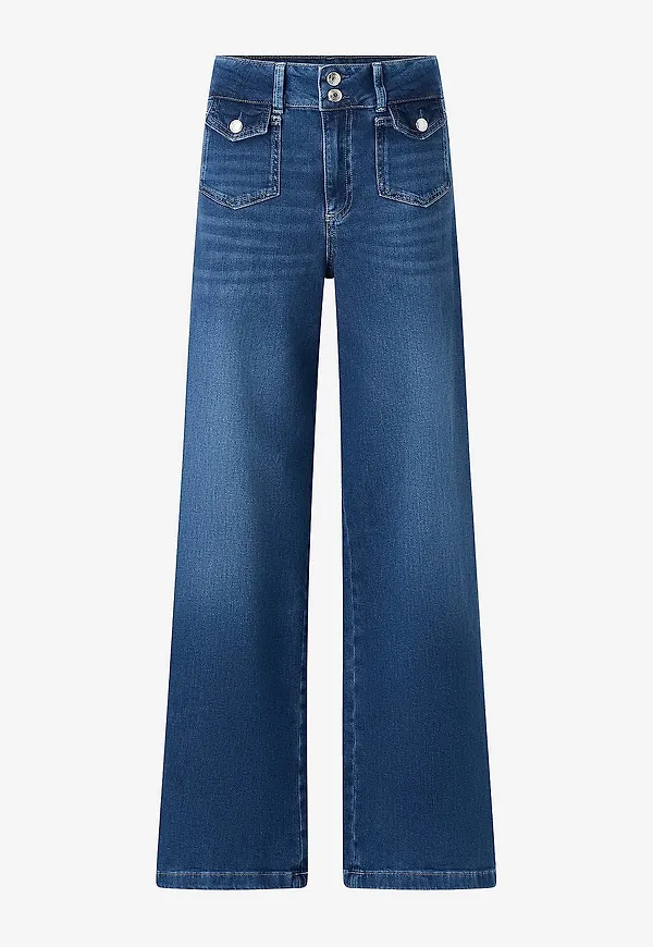 MOS MOSH - Jeans Mmcolette Nagato Jeans - Blå