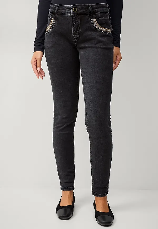 MOS MOSH - Jeans mmNaomi Perla Jeans - Svart