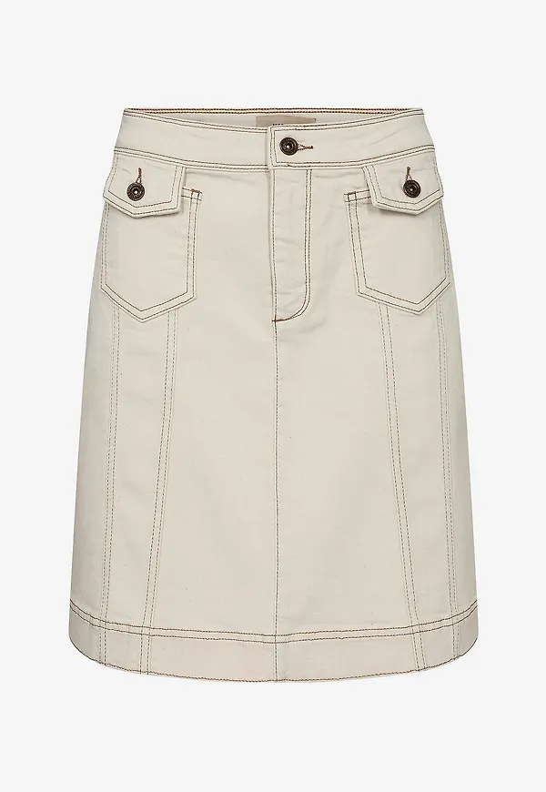 MOS MOSH - Kjol mmColette Clay Skirt - Beige