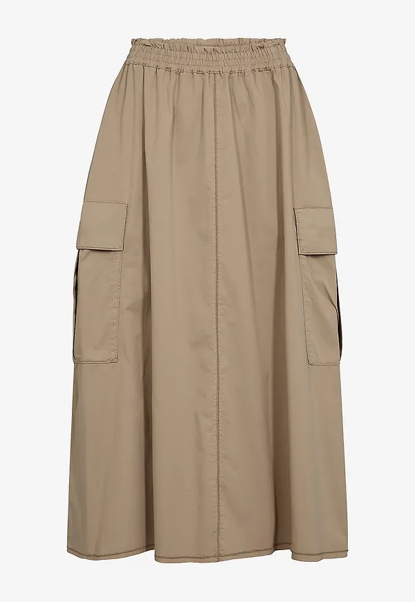 MOS MOSH - Kjol mmDahlia Bari Skirt - Beige