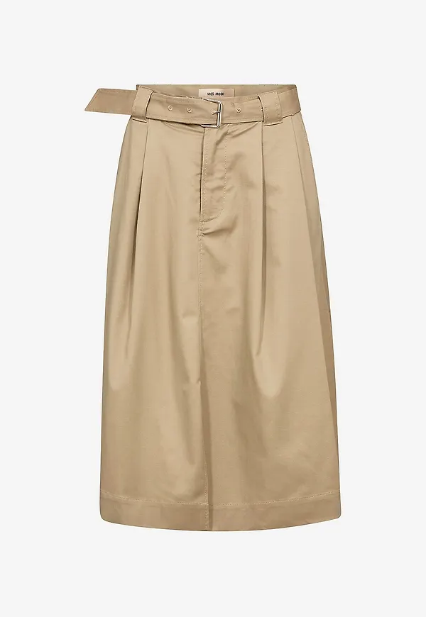 MOS MOSH - Kjol mmKoda Billie Skirt - Beige
