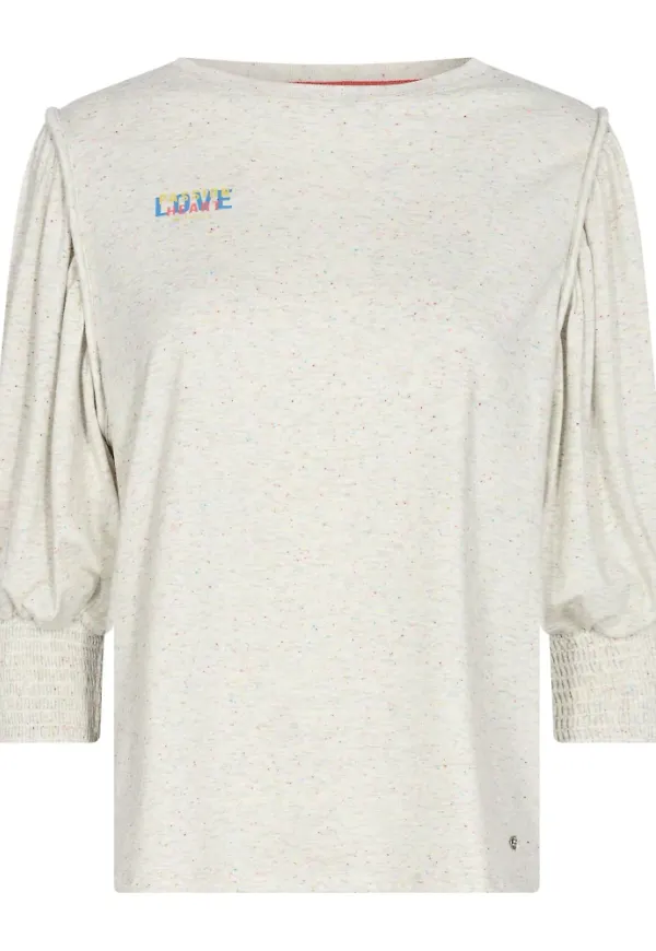MOS Mosh Långa ärmstoppar Beige, Dam