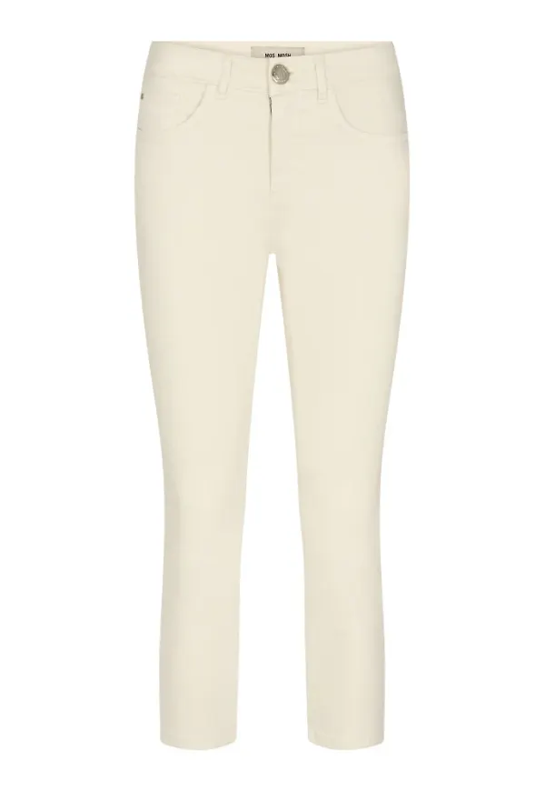 MOS Mosh Slim-fit Trousers Beige, Dam