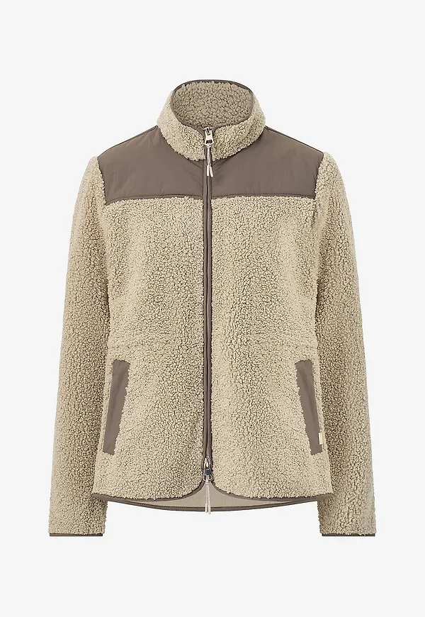 MOS MOSH - Teddyjacka mMelisa Eli Teddy - Beige