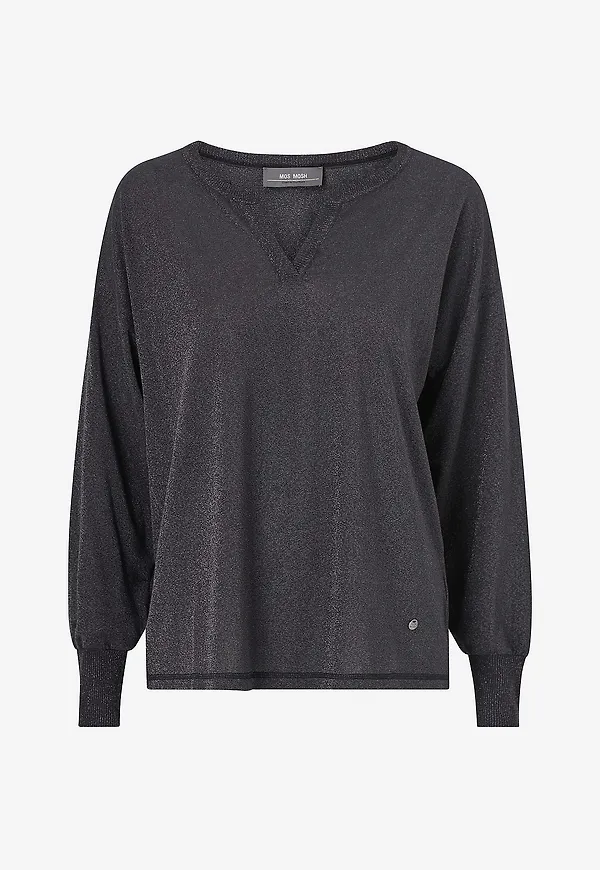 MOS MOSH - Topp mmKilana LS Blouse - Grå