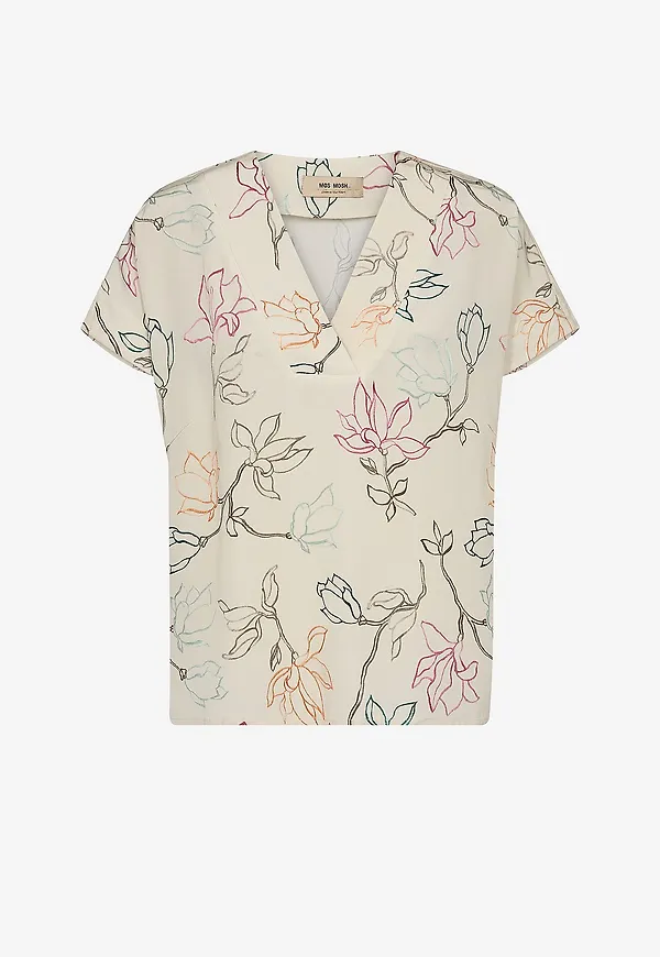 MOS MOSH - Topp mmMargie Leavy Blouse - Beige