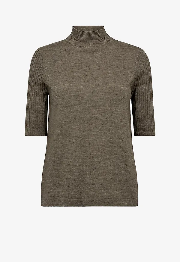 MOS MOSH - Topp mmRelena Turtleneck - Brun