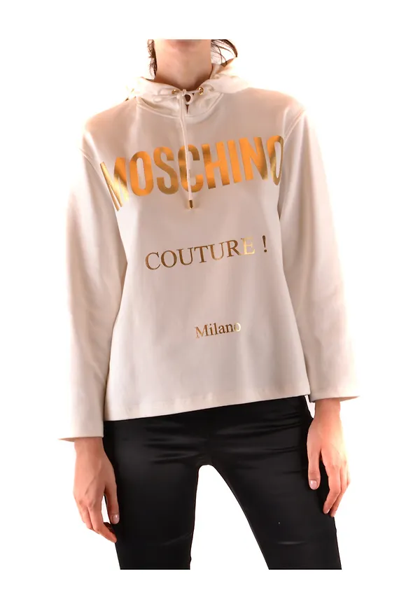 Moschino - Hoodies - Vit - Dam - Storlek: Xs,2Xs