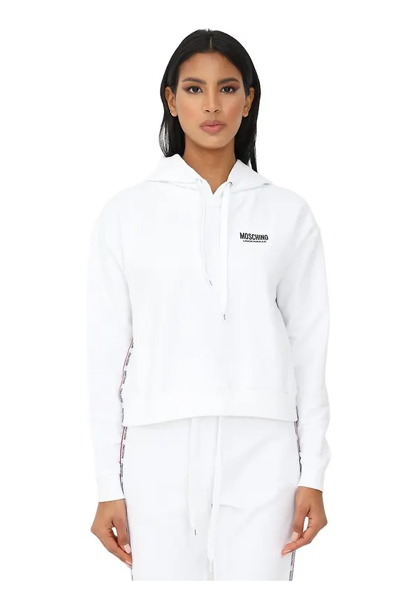 Moschino - Hoodies - Vit - Dam - Storlek: Xs,S