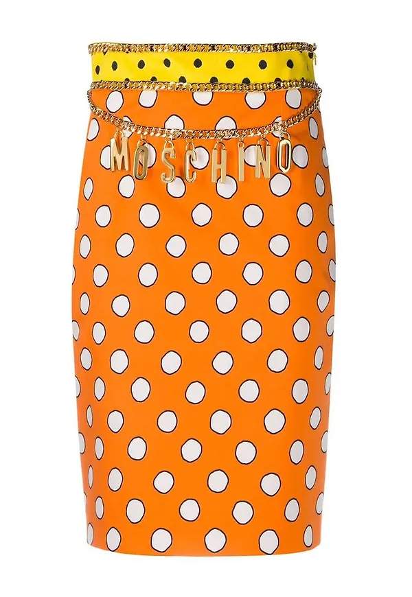 Moschino - Kjolar - Orange - Dam - Storlek: XS