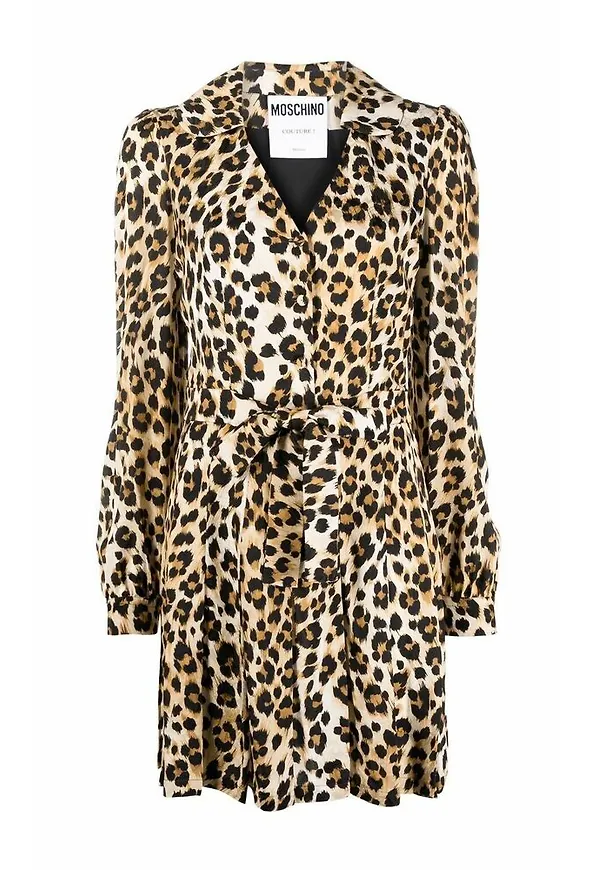 Moschino - Klänningar - Brun - Dam - Storlek: S