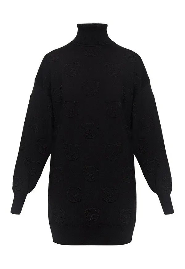 Moschino Embroidered dress Svart, Dam