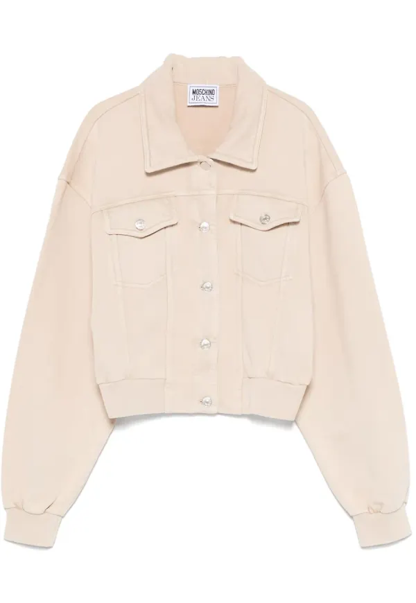 MOSCHINO JEANS jacka i bomull - Neutral