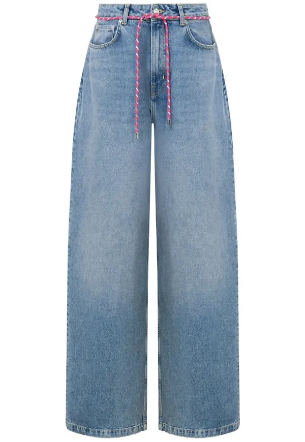 MOSCHINO JEANS wide leg-jeans - Blå