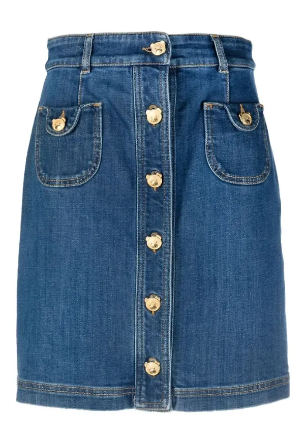 Moschino Jeanskjol Blå, Dam