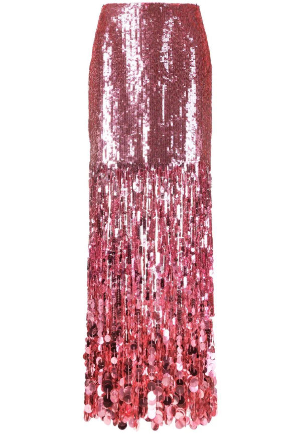 Moschino kjol med hög midja - Rosa