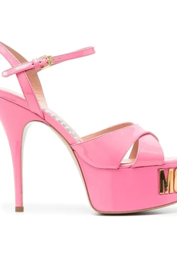 Moschino Sandalerer med höga klackar Rosa, Dam
