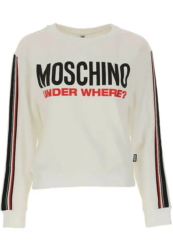 Moschino Womens sweatshirt A1712 9001 Vit, Dam