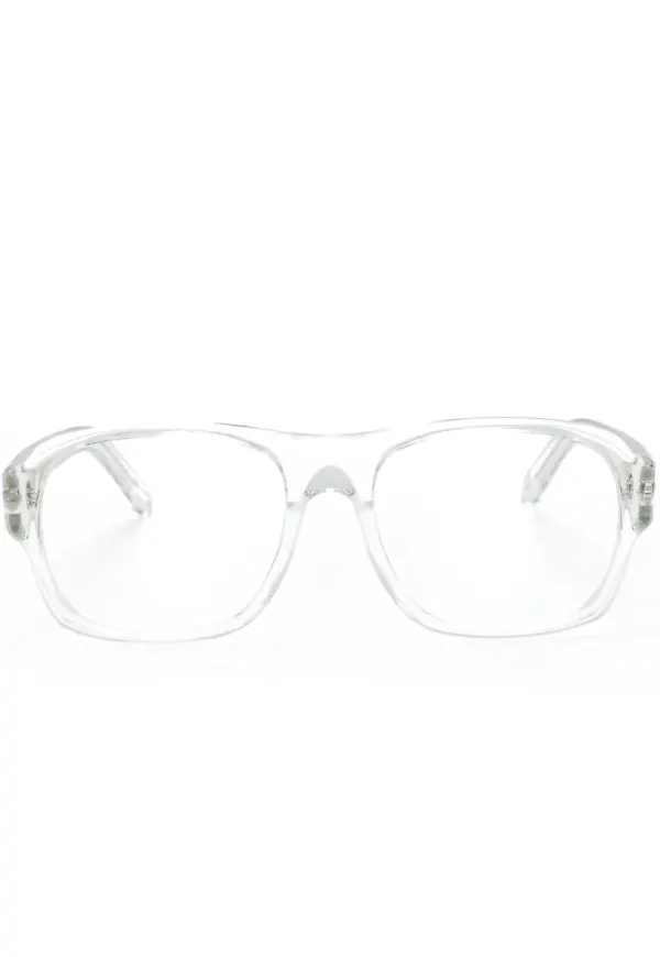Moscot fyrkantiga solglasögon med transparent design - Neutral
