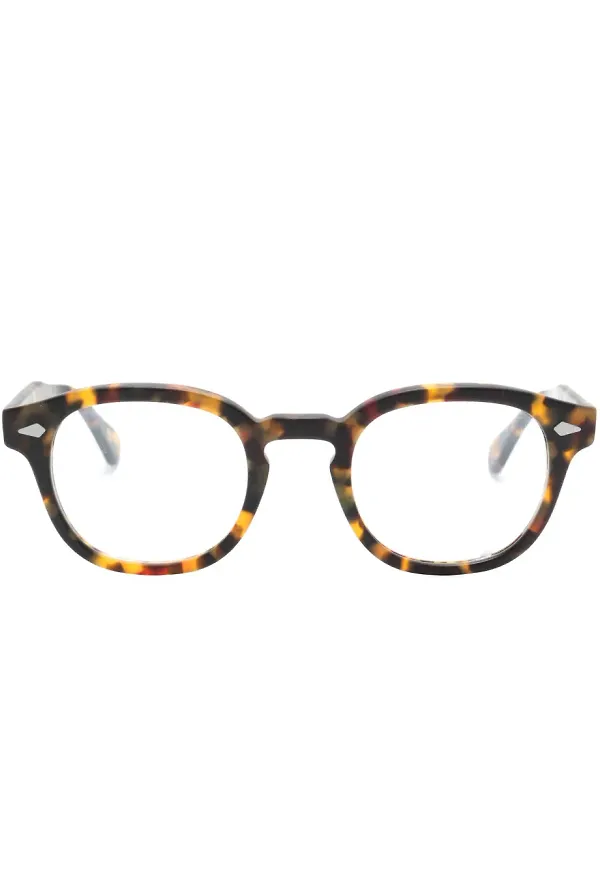 Moscot Lemtosh Sun-Polarized runda solglasögon - Svart