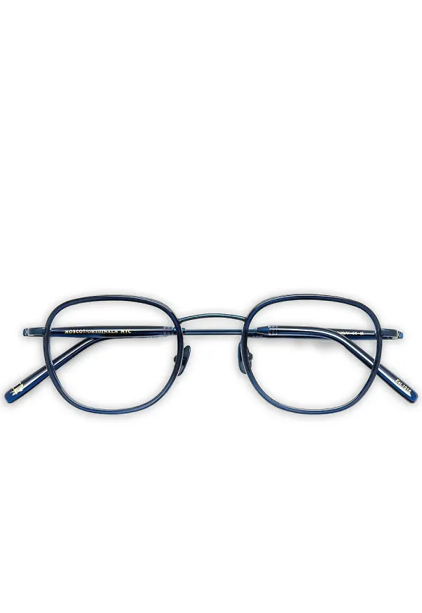 Moscot Mosha fyrkantiga glasögon - Blå