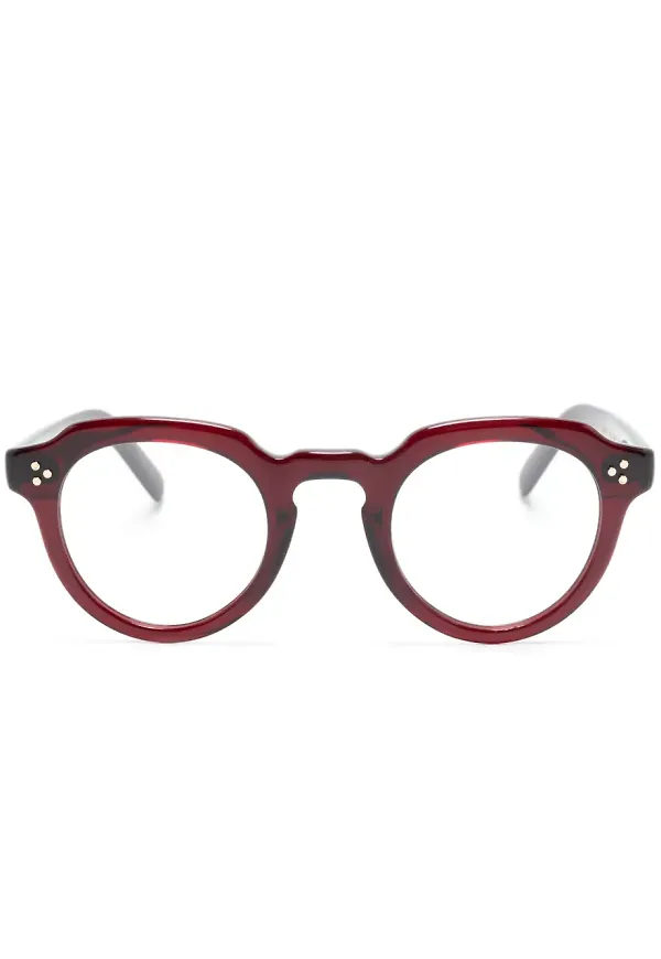 Moscot runda glasögon - Röd