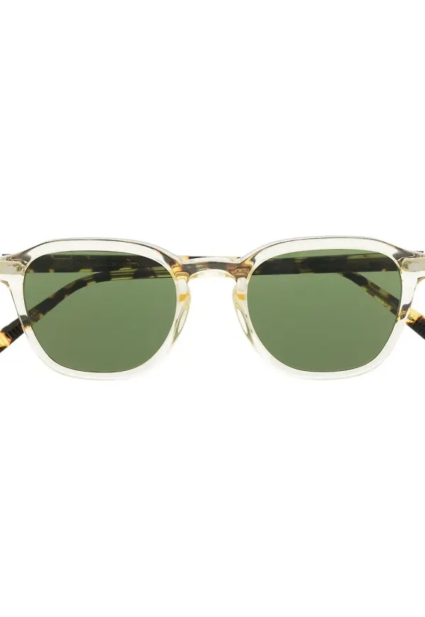 Moscot Vantz fyrkantiga solglasögon - Grön