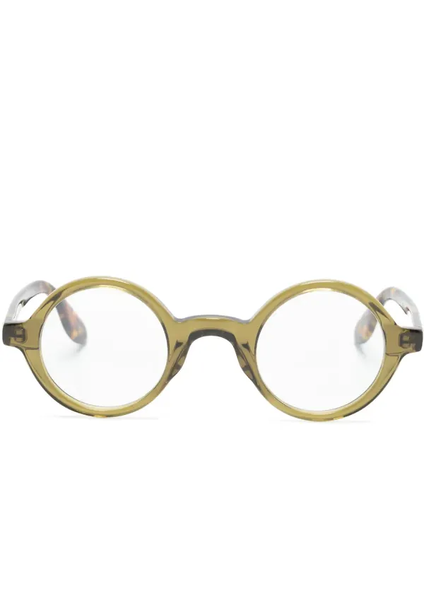 Moscot Zolman runda solglasögon - Grön