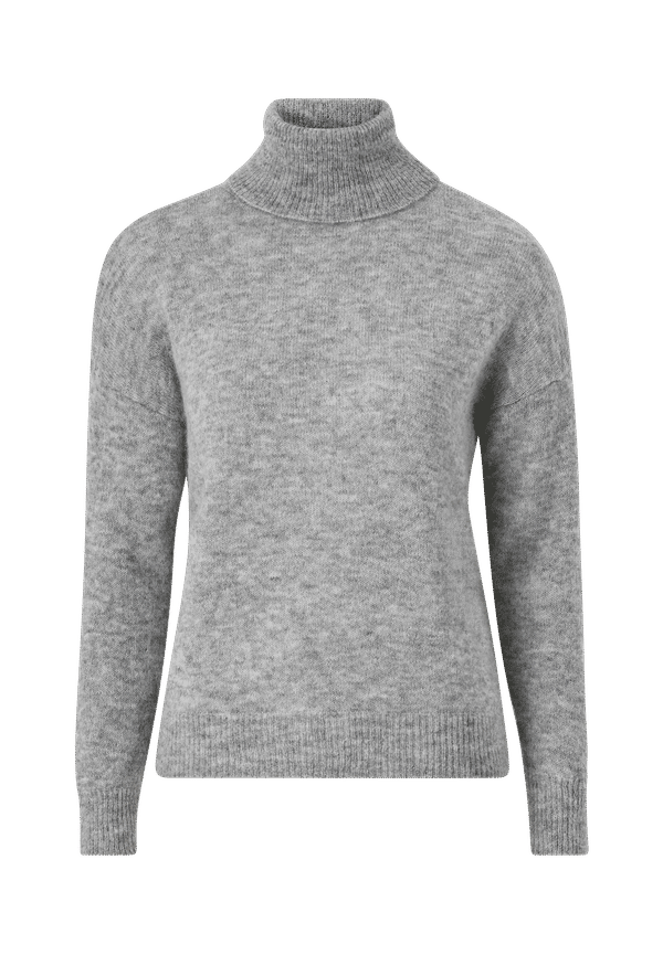 Moss Copenhagen - Polotröja Emme Mohair Roll Neck Pullover - Grå
