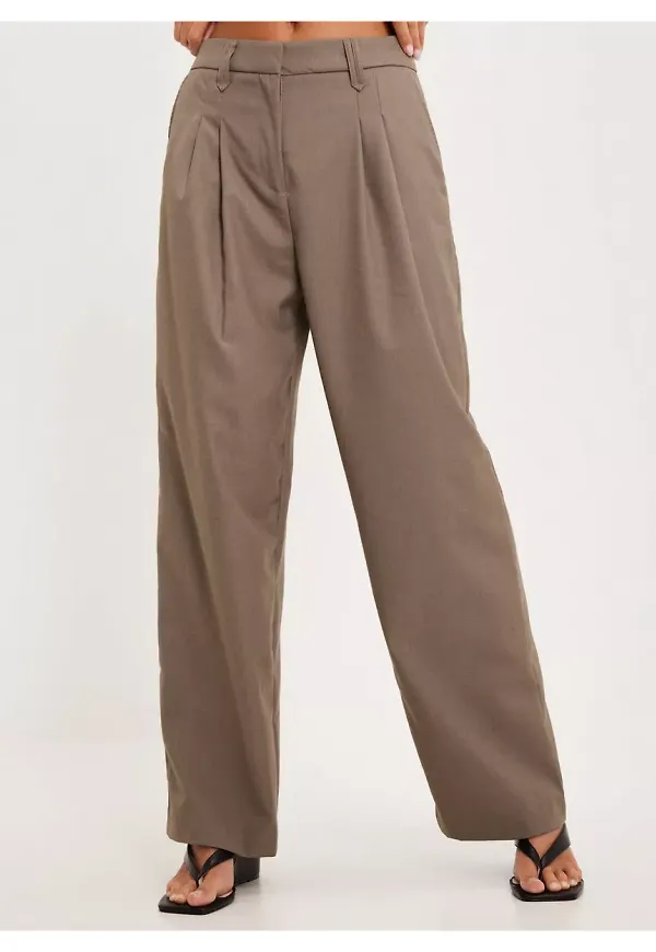 MOSS COPENHAGEN MSCHElinna Pants Kostymbyxor Beige